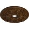 Ekena Millwork Jamie Ceiling Medallion (Canopies up to 3 7/8"), 23 5/8"OD x 3 7/8"ID x 2 1/8"P, Root Beer Crackle CM23JARBC - alternate 4